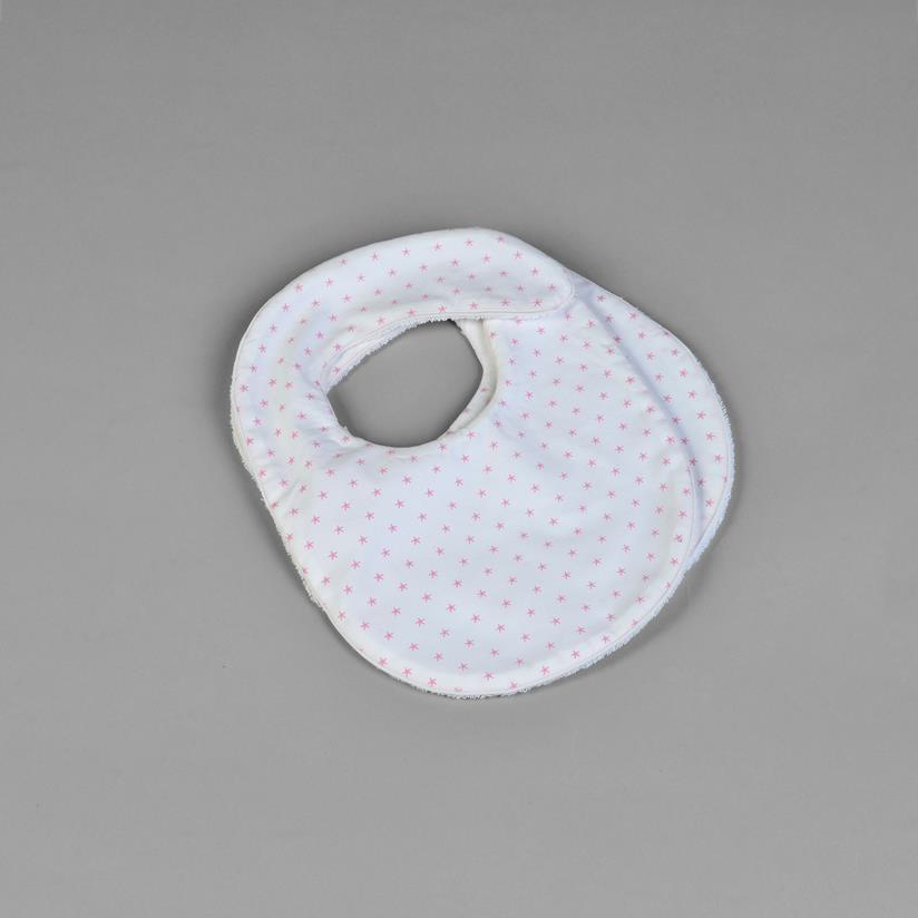 BABY BIBS SMALL (SET OF TWO) - Pharaonic Stars / pink - Bibs