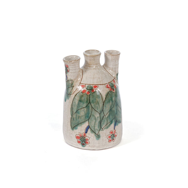 BOTERO CANDLE HOLDER - Red - pottery