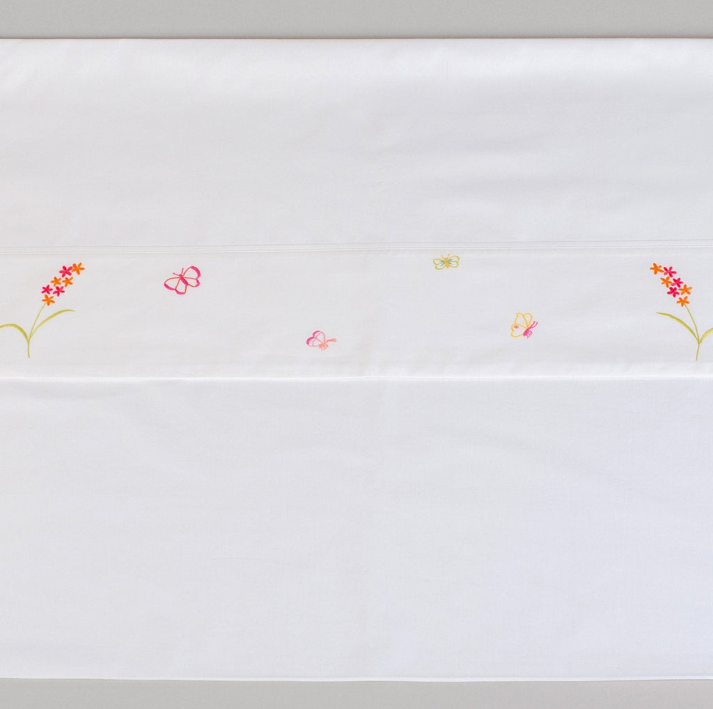 BUTTERFLY COT BEDDING - Flat Sheet