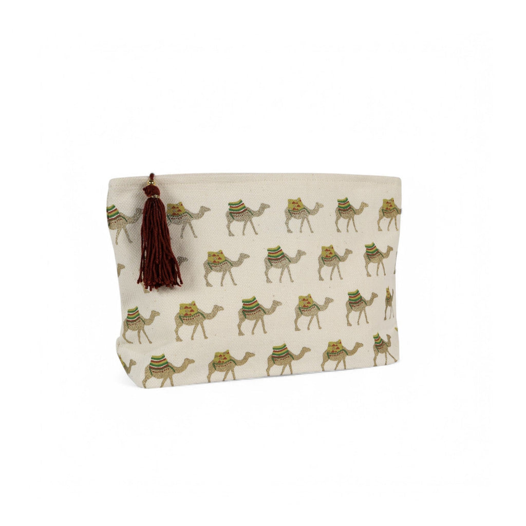 CAMEL TOILETRY BAG - gold / large - Toiletry Bag