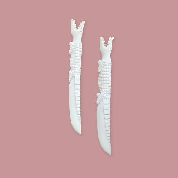 CROC LETTER OPENER - side view