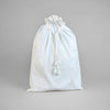 EMBROIDERED LAUNDRY BAG - Rania / white - Bags