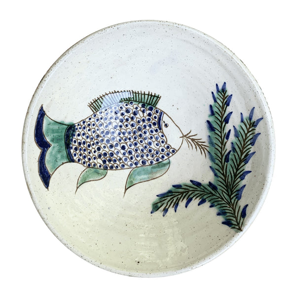 FISH FEEDING BOWL - pottery