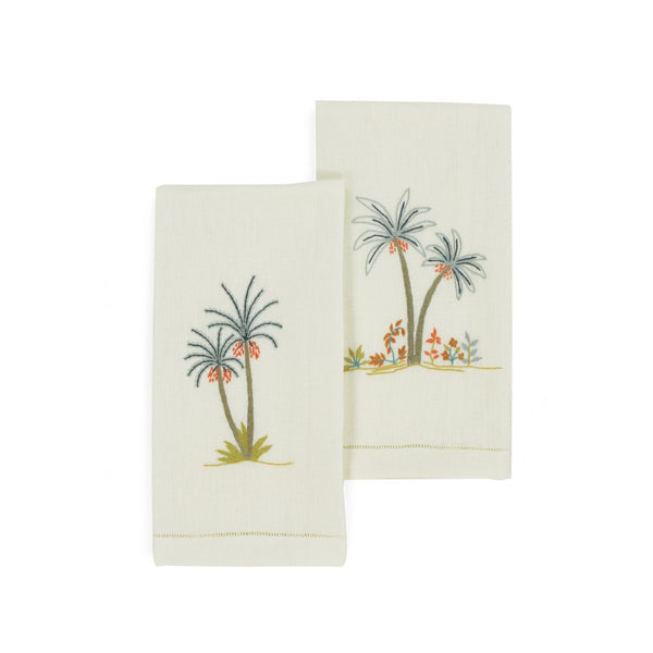 LUXOR PALM GUEST TOWEL (Set of 2) - Towel