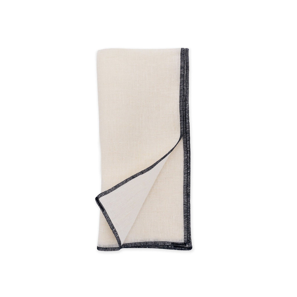 MARWA LINEN CONTRAST EDGE NAPKINS - Napkin