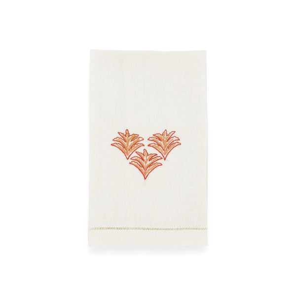 OTTOMAN FEATHER GUEST TOWEL (Set of 2) - terracotta - Towel