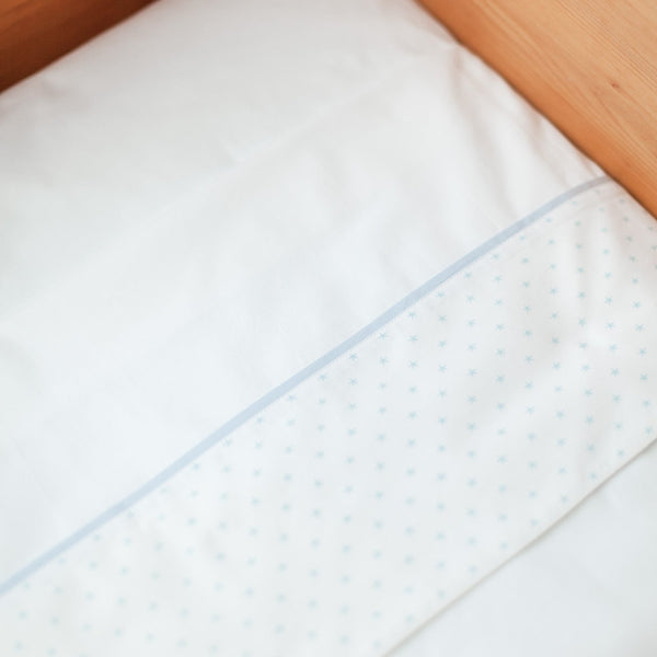 PHARAONIC STARS COT SHEET SET - sky - Duvet