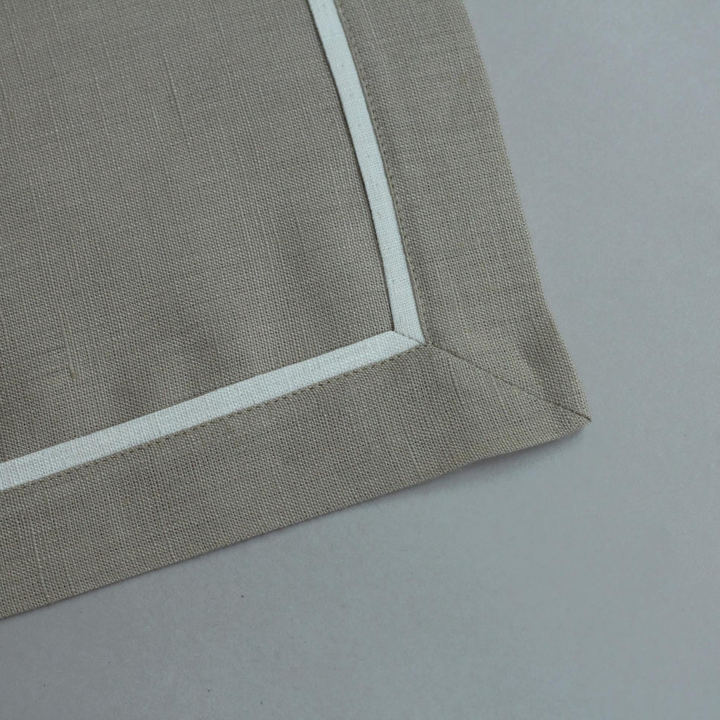 PLEATS PLACEMAT - taupe / ivory - Placemats