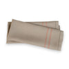SHASHIKO LINEN GUEST TOWEL (Set of two) - taupe / coral - Towel