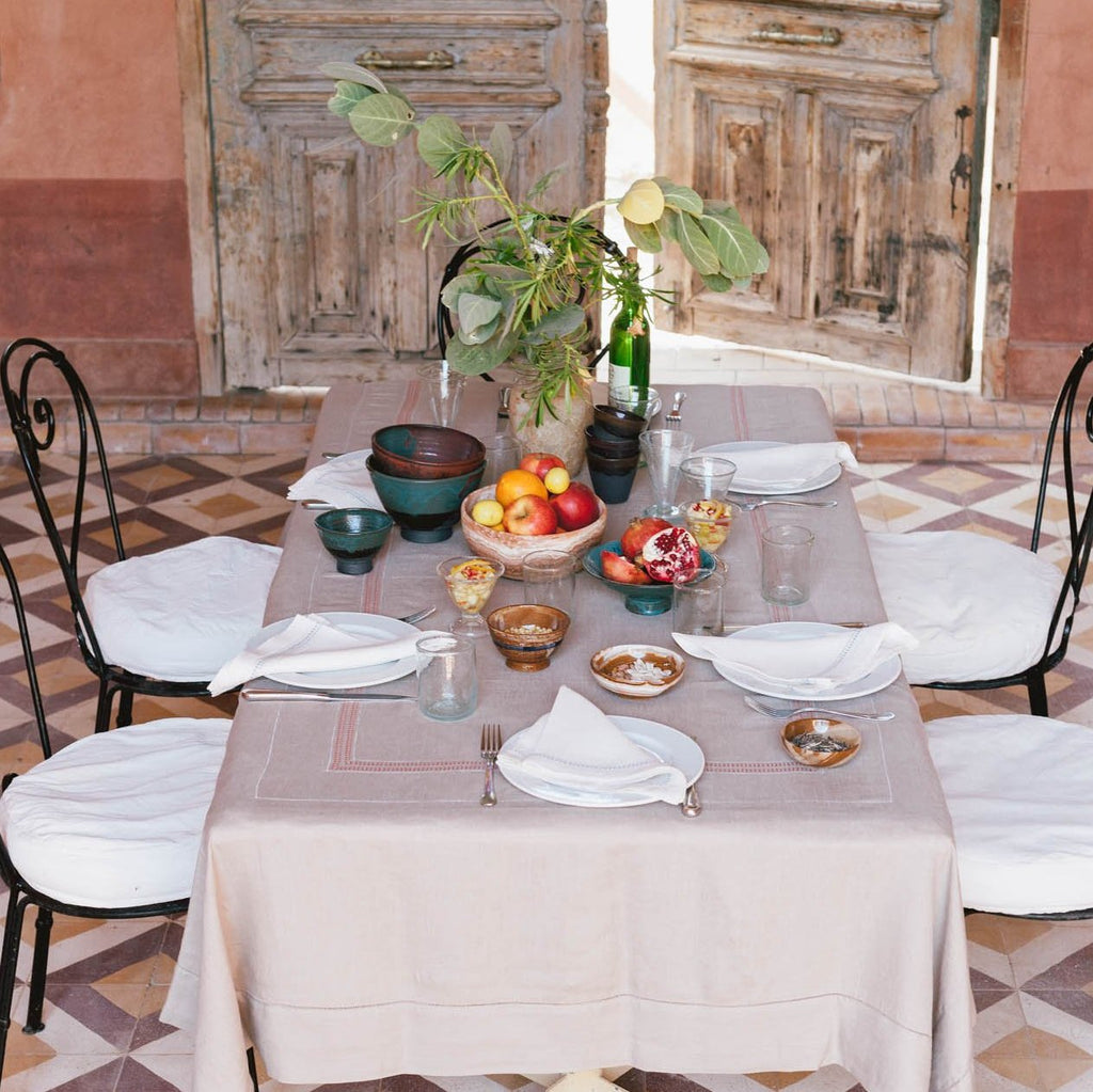 SHASHIKO LINEN TABLECLOTH - Tablecloth