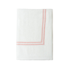 SHASHIKO LINEN TABLECLOTH - ecru / coral - Tablecloth
