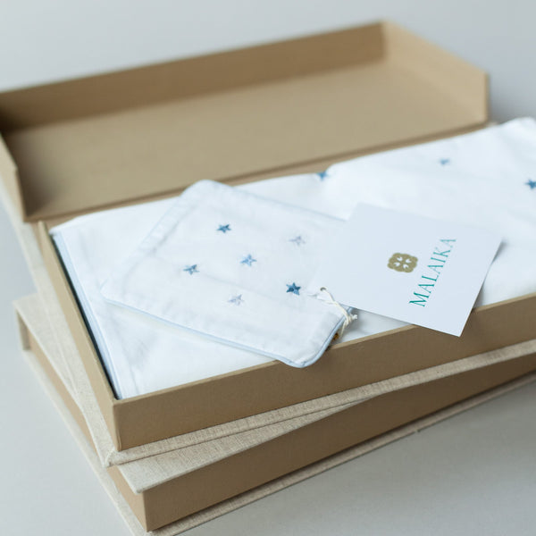 STARS BABY GIFT SET - sheet