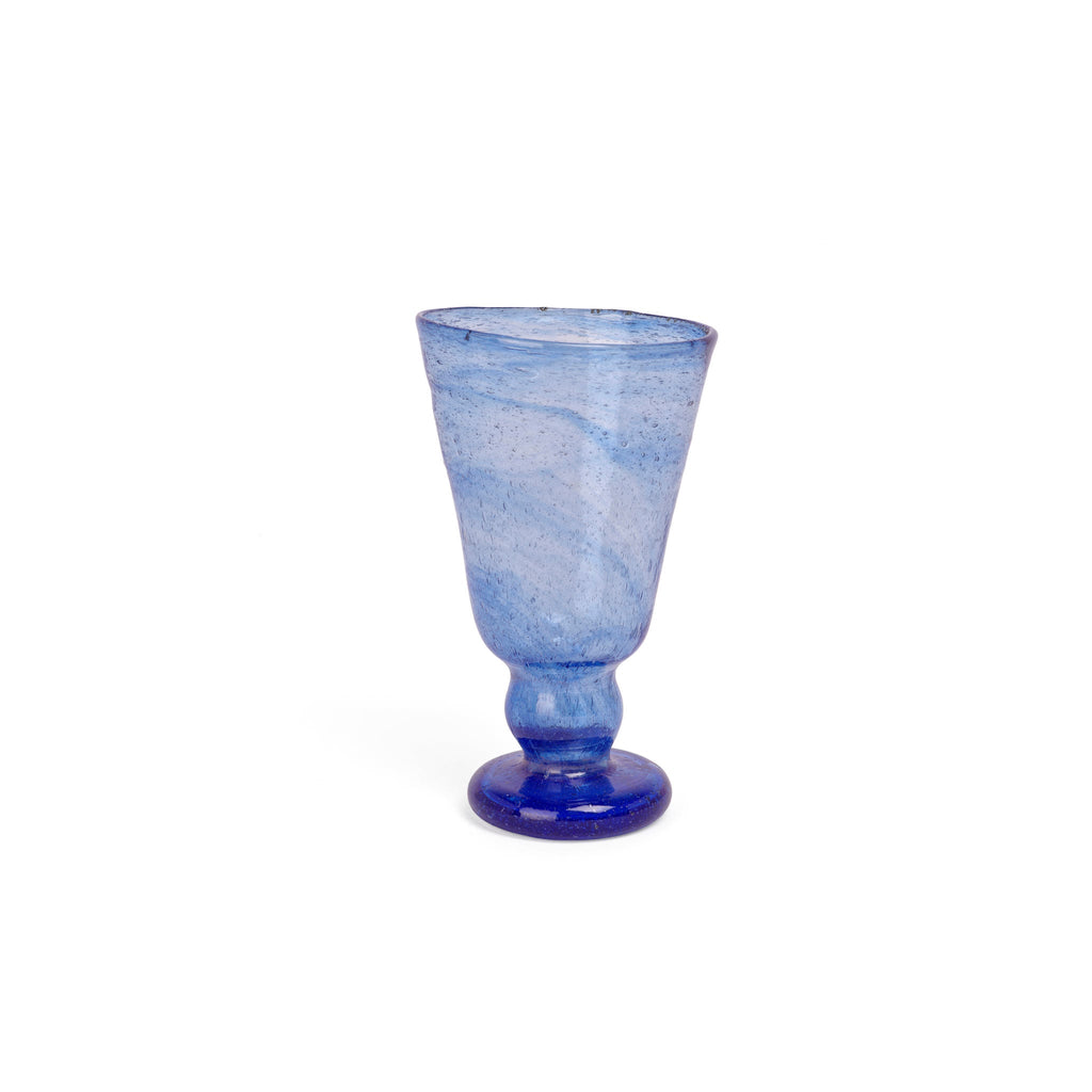 SULTAN WINE GLASS - Blue - glass