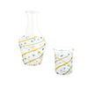 TRELLIS CARAFE SET - glass