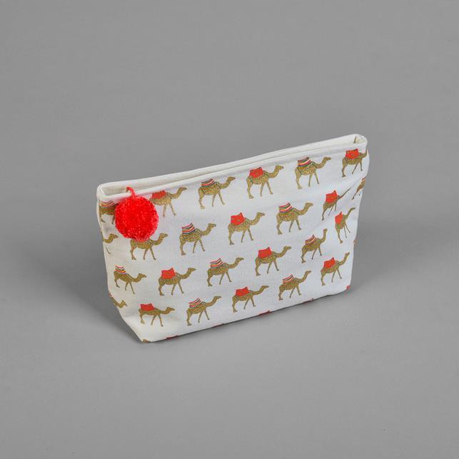 CAMEL MAKE-UP BAG