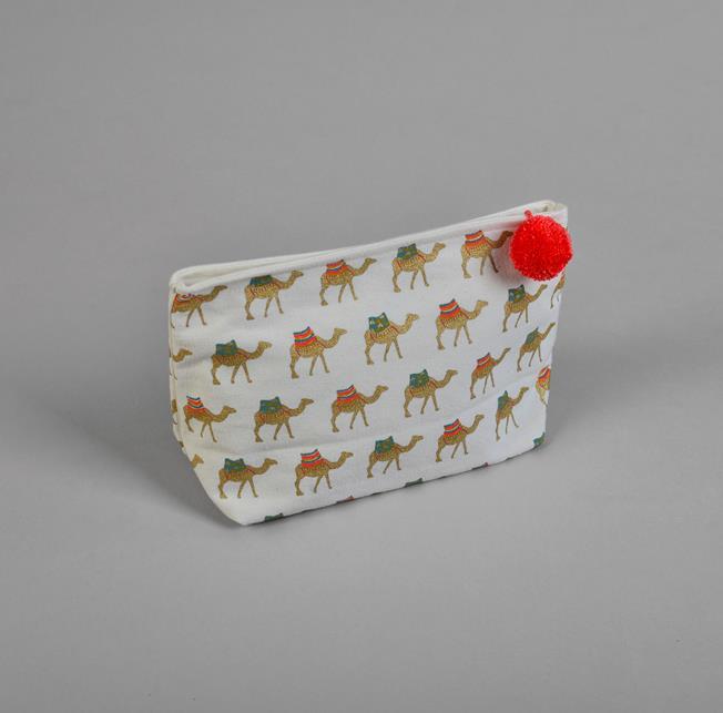 CAMEL MAKE-UP BAG