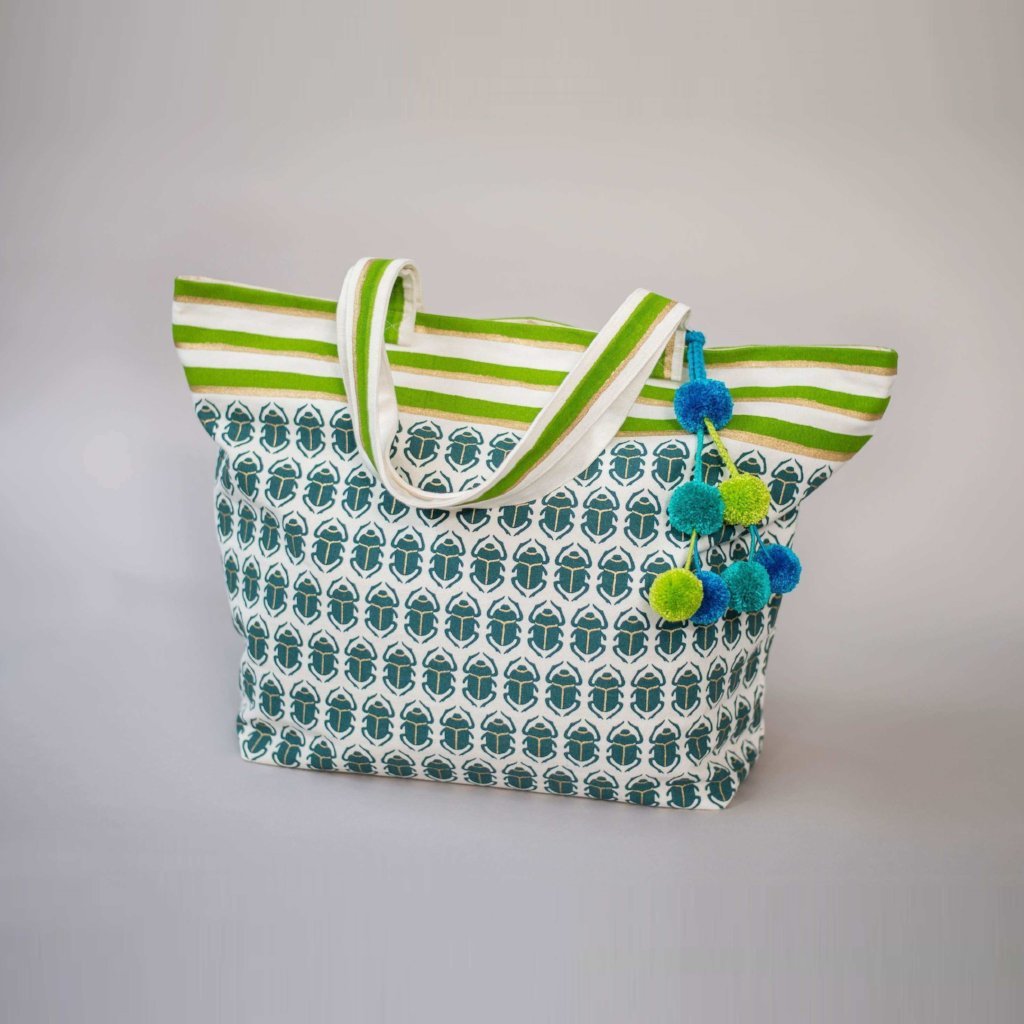 SCARAB BEACH BAG