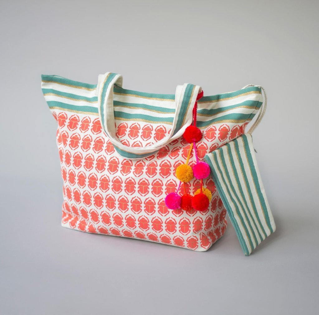 SCARAB BEACH BAG