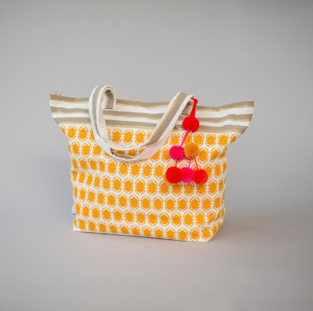 SCARAB BEACH BAG