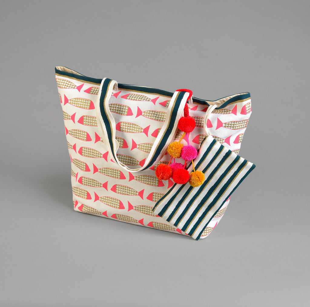 FISH BEACH BAG