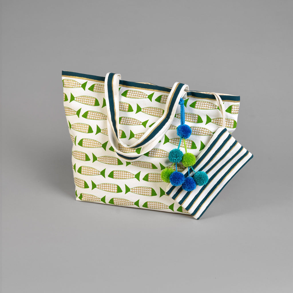 FISH BEACH BAG