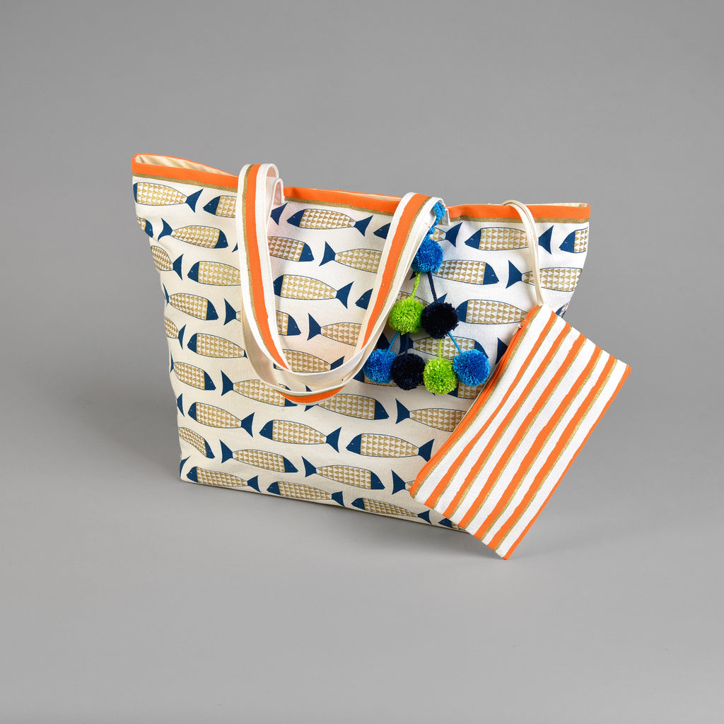FISH BEACH BAG