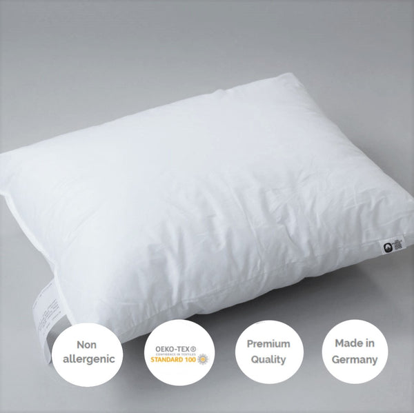 NON ALLERGENIC CUSHION PAD FOR COTTON PIPED LINEN CUSHION COVER