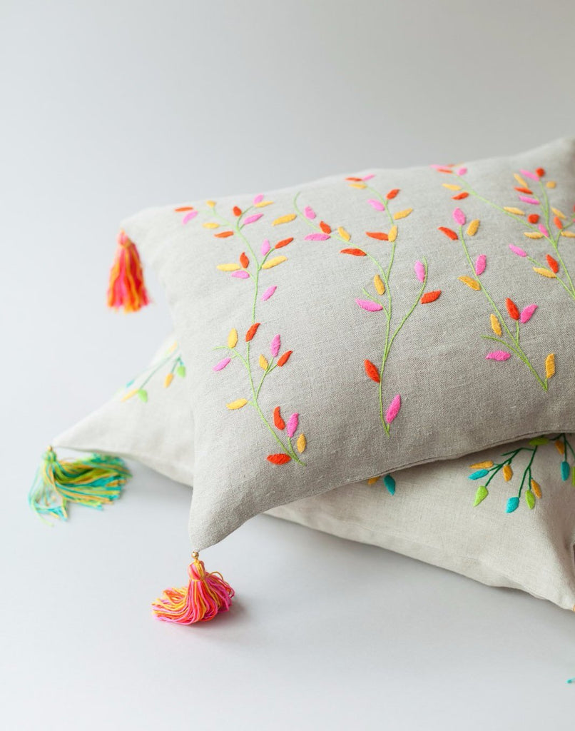 BRANCHES LINEN CUSHION COVER