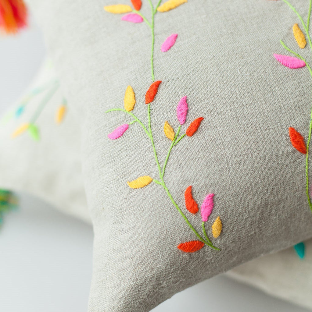 BRANCHES LINEN CUSHION COVER