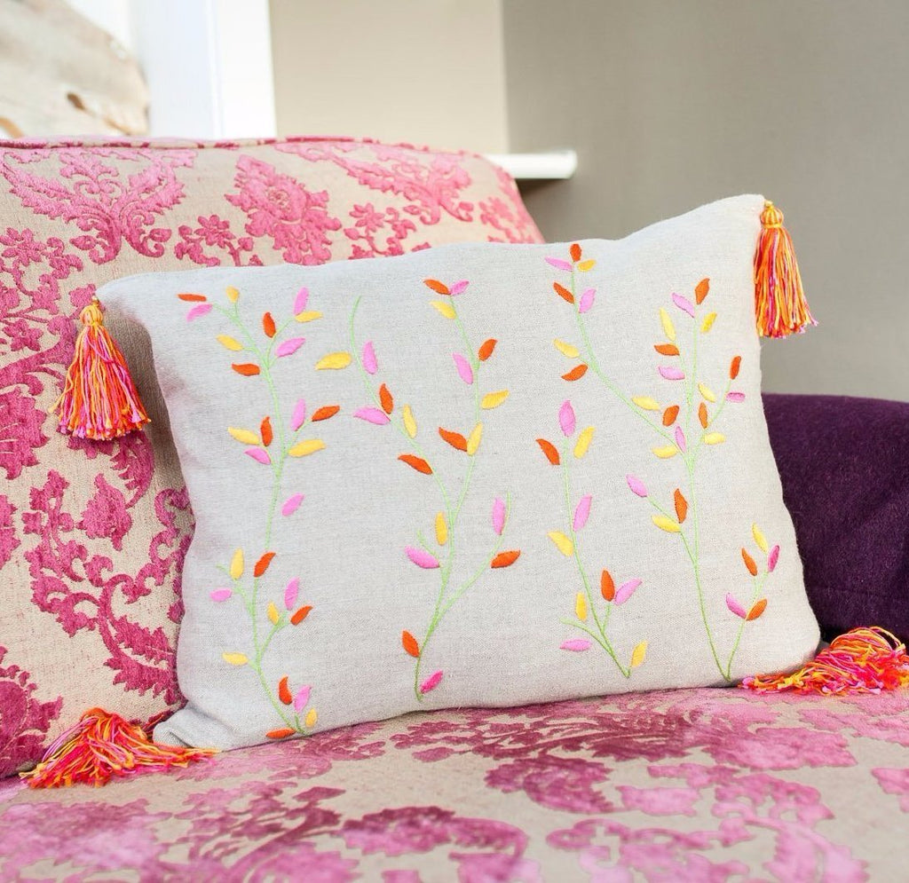 BRANCHES LINEN CUSHION COVER